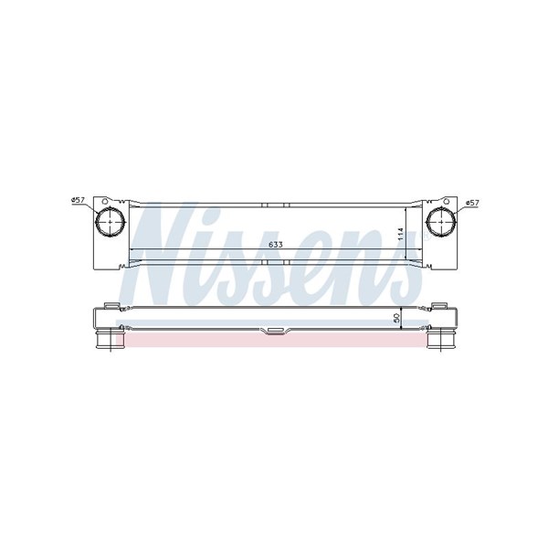 Intercooler Nissens 96730 NISSENS Intercooler Nissens 96730 NISSENS