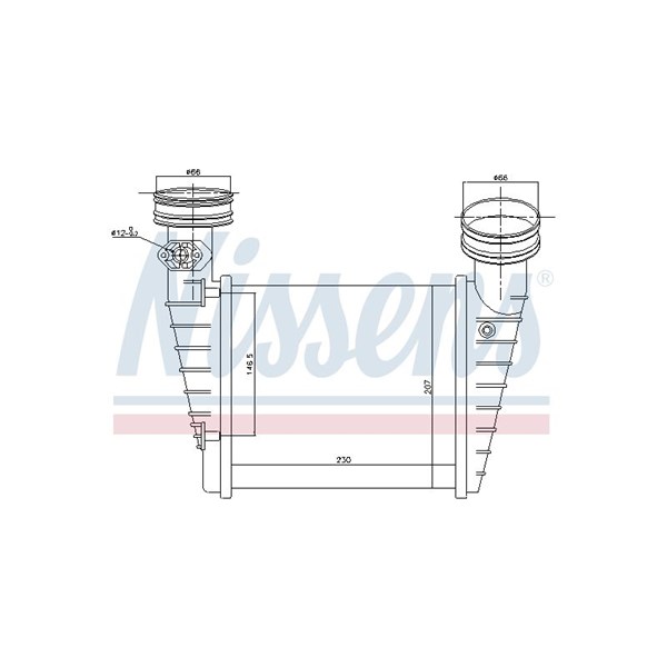 Intercooler Nissens 96731 NISSENS
