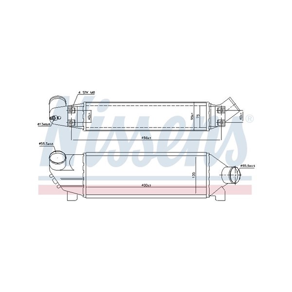 Intercooler Nissens 96733 NISSENS
