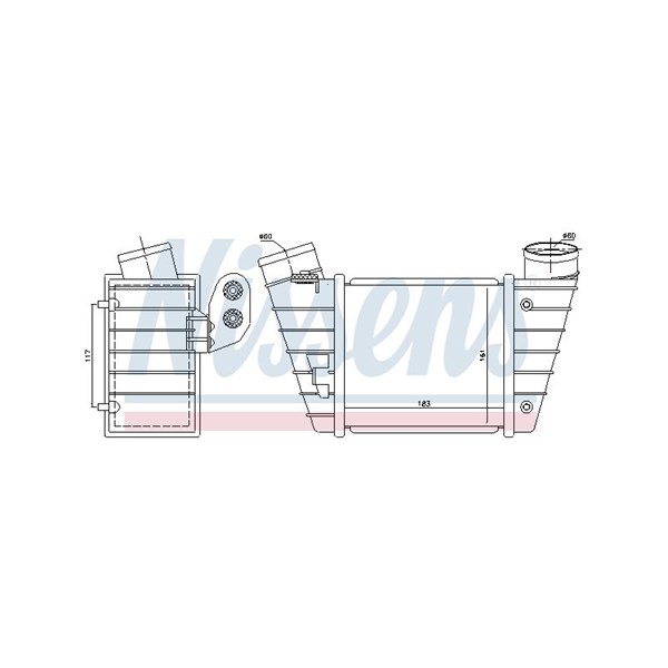 Intercooler Nissens 96746 NISSENS