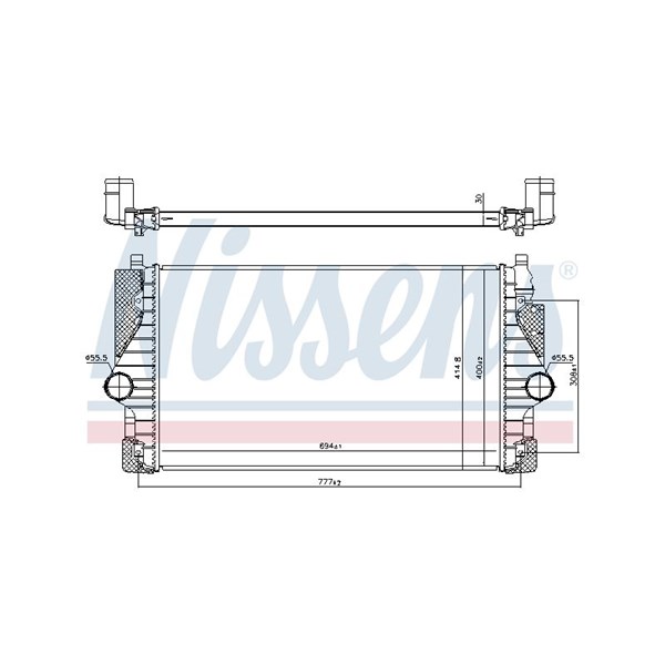 Intercooler Nissens 96755 NISSENS