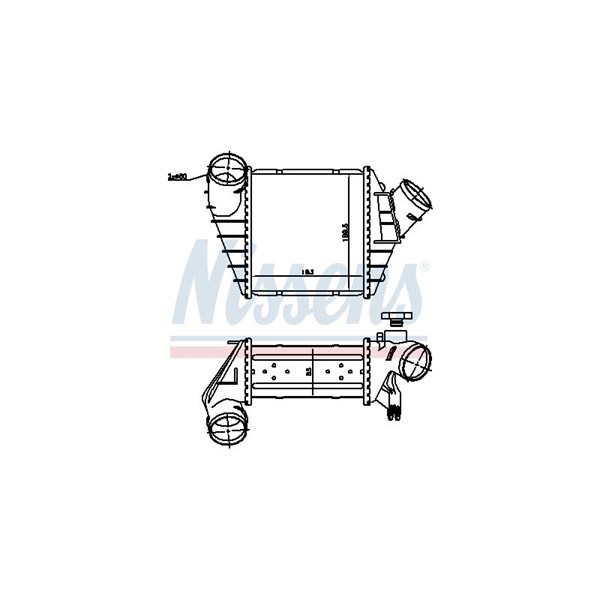 Intercooler Nissens 96759 NISSENS