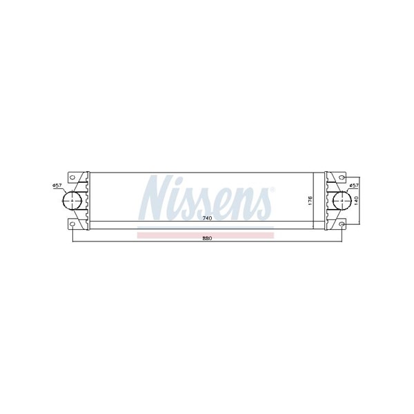 Intercooler Nissens 96767 NISSENS