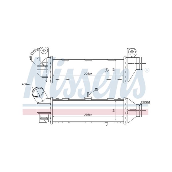Intercooler Nissens 96769 NISSENS