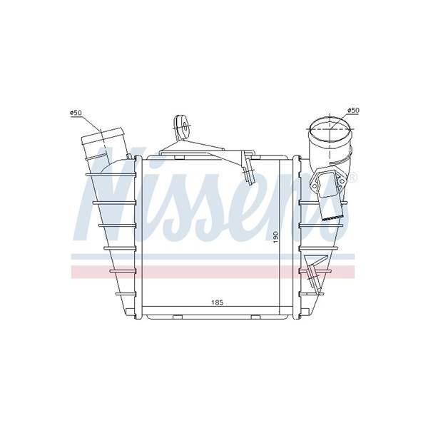 Intercooler Nissens 96770 NISSENS