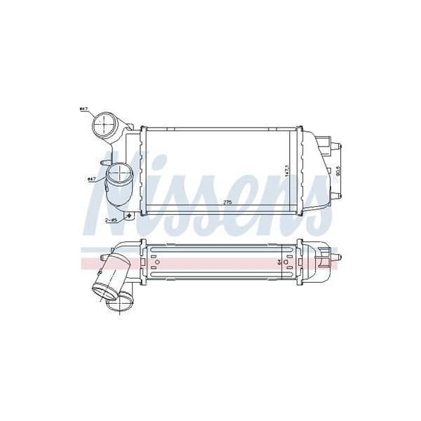 Intercooler Nissens 96774 NISSENS