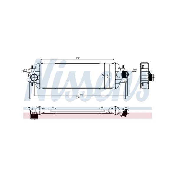 Intercooler Nissens 96775 NISSENS