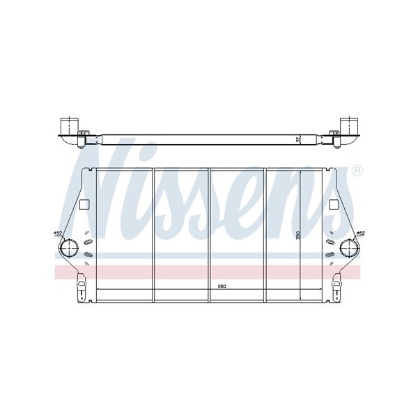 Intercooler Nissens 96779 NISSENS