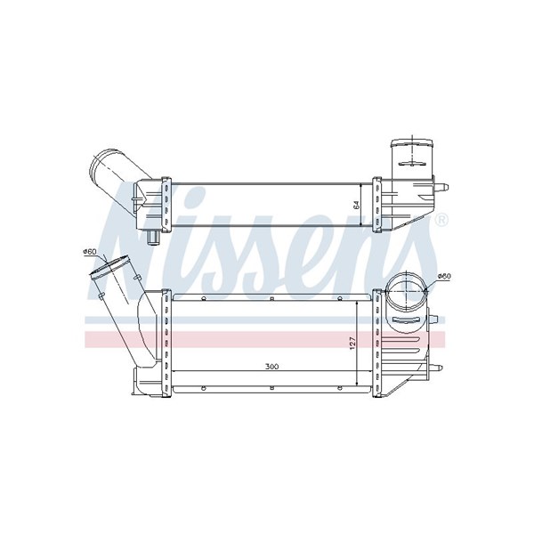 Intercooler Nissens 96790 NISSENS