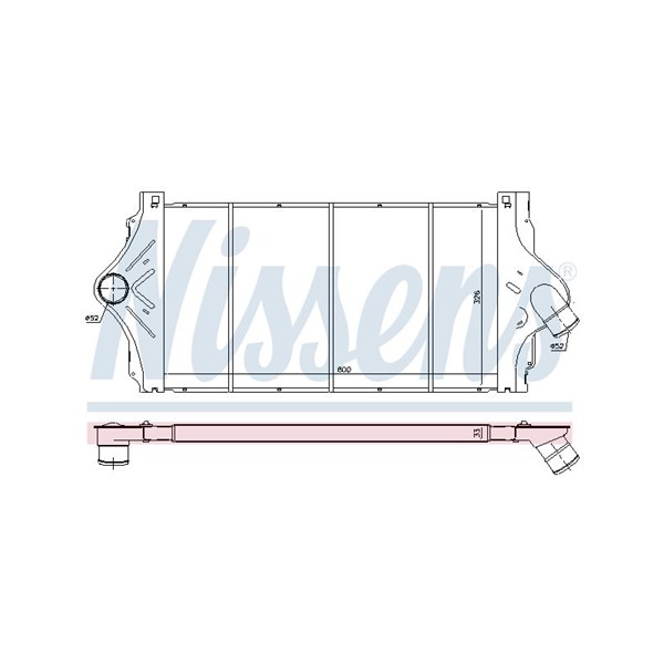 Intercooler Nissens 96792 NISSENS Intercooler Nissens 96792 NISSENS