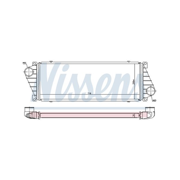 Intercooler Nissens 96842 NISSENS Intercooler Nissens 96842 NISSENS