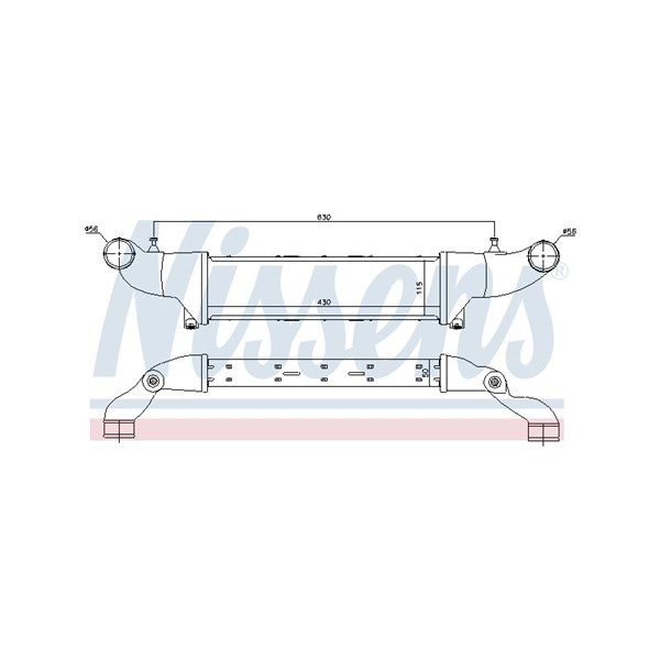 Intercooler Nissens 96859 NISSENS Intercooler Nissens 96859 NISSENS