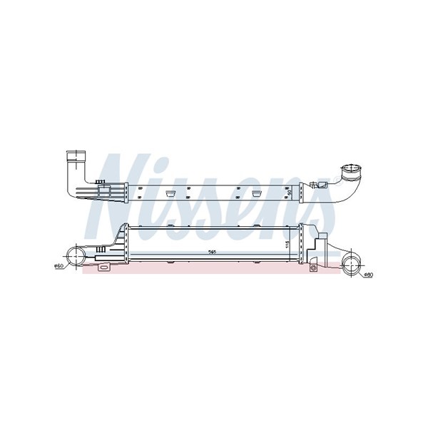 Intercooler Nissens 96861 NISSENS Intercooler Nissens 96861 NISSENS