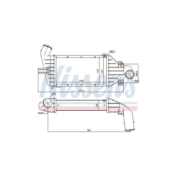 Intercooler Nissens 96863 NISSENS