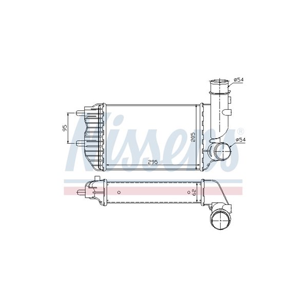 Intercooler Nissens 96889 NISSENS Intercooler Nissens 96889 NISSENS