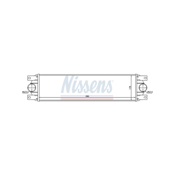 Intercooler Nissens 96890 NISSENS
