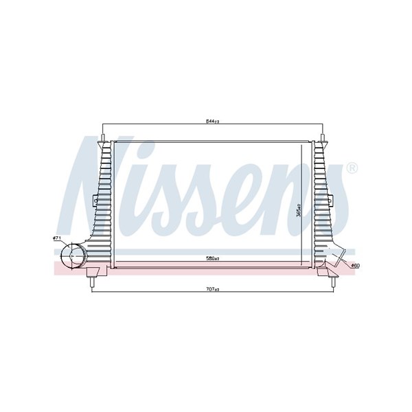 Intercooler NISSENS Intercooler NISSENS