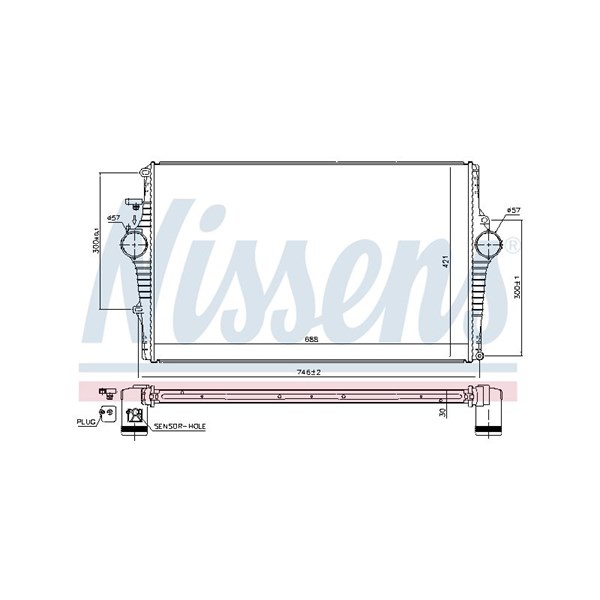Intercooler NISSENS
