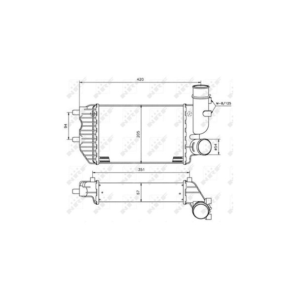 Intercooler Nrf 30066A NRF Intercooler Nrf 30066A NRF