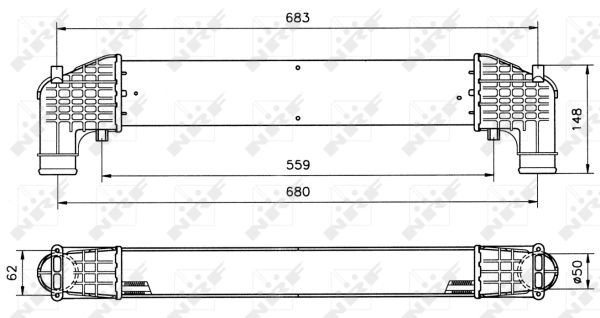 Intercooler Nrf 30108A NRF