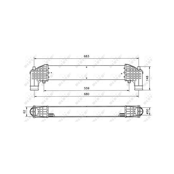 Intercooler Nrf 30108A NRF