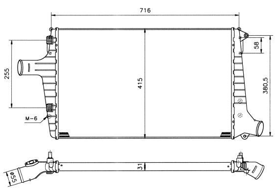 Intercooler Nrf 30118 NRF