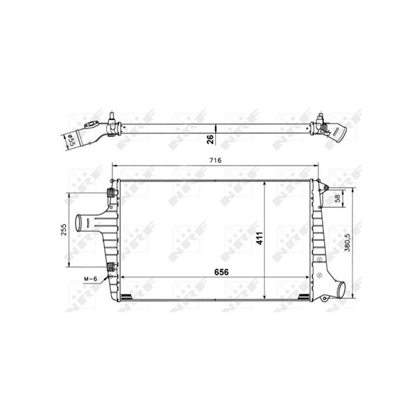 Intercooler Nrf 30118A NRF