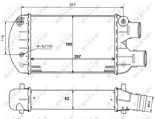 Intercooler Nrf 30122A NRF