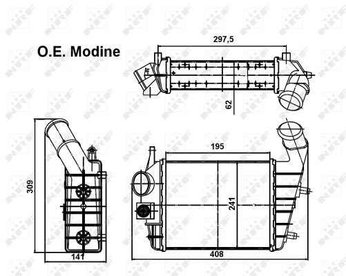 Intercooler Nrf 30123A NRF Intercooler Nrf 30123A NRF