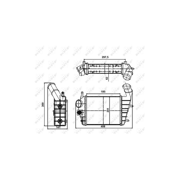 Intercooler Nrf 30123A NRF