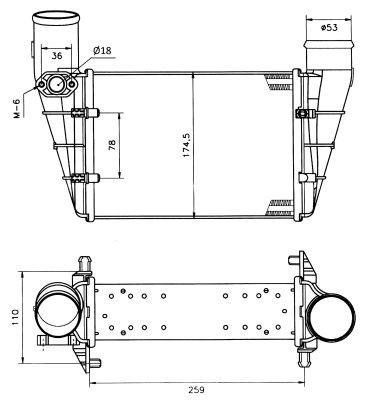 Intercooler Nrf 30127 NRF