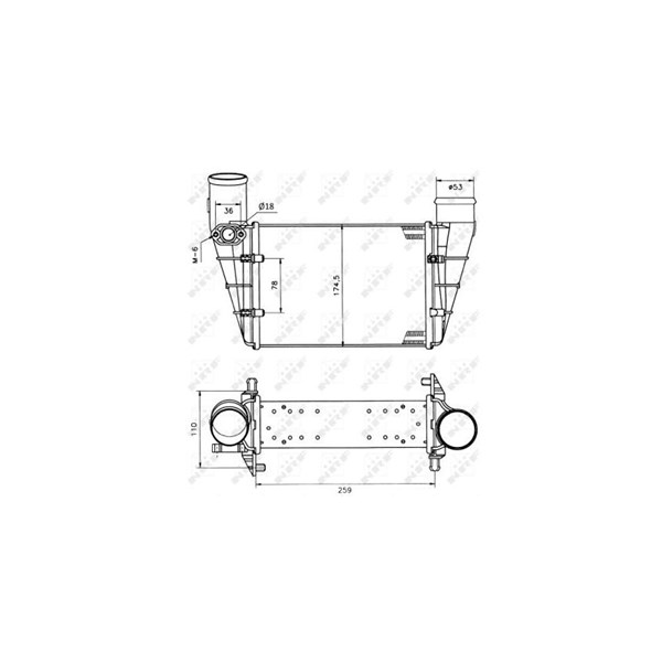 Intercooler Nrf 30127A NRF Intercooler Nrf 30127A NRF