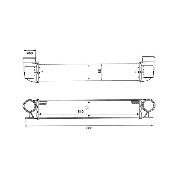 Intercooler Nrf 30129A NRF