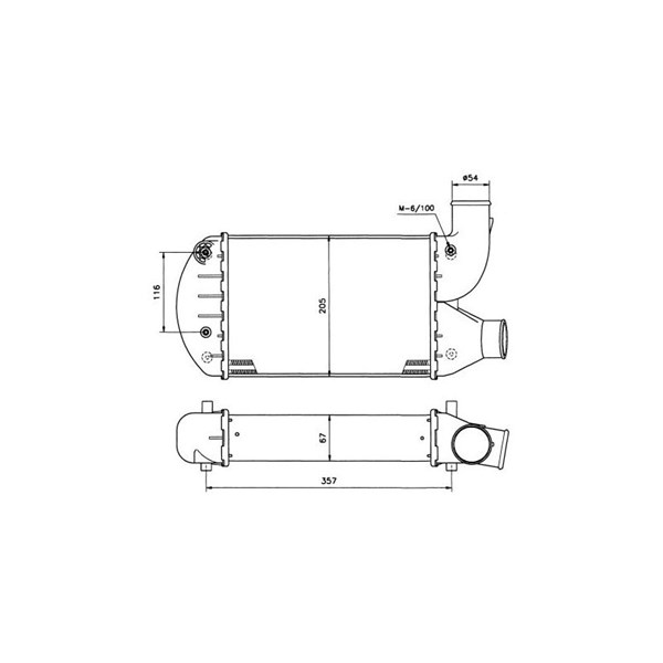Intercooler Nrf 30134 NRF