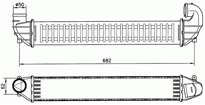 Intercooler Nrf 30139 NRF