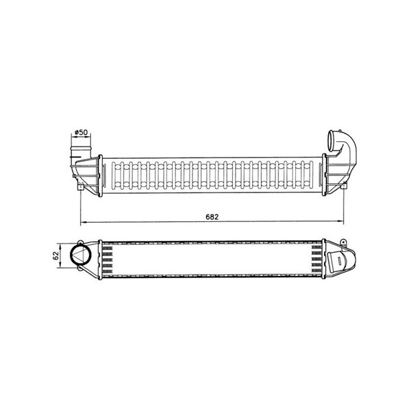 Intercooler Nrf 30139A NRF