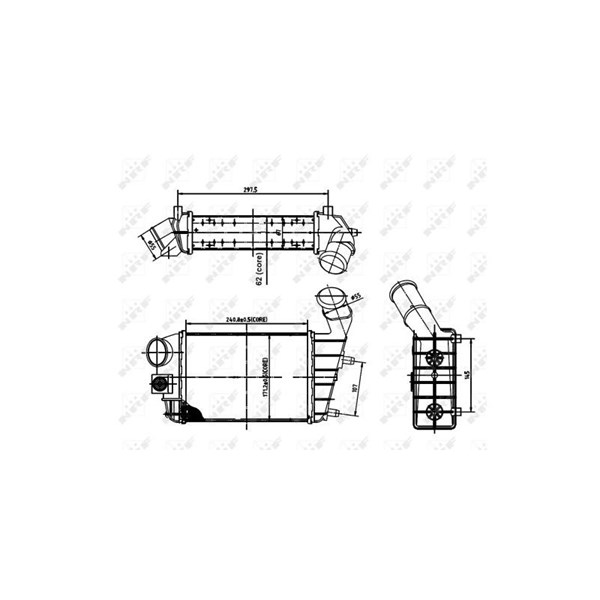 Intercooler Nrf 30142A NRF Intercooler Nrf 30142A NRF