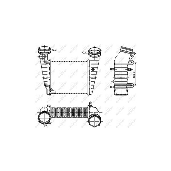 Intercooler Nrf 30147A NRF Intercooler Nrf 30147A NRF