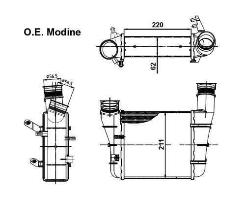Intercooler Nrf 30148 NRF