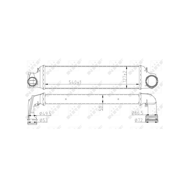 Intercooler Nrf 30154A NRF