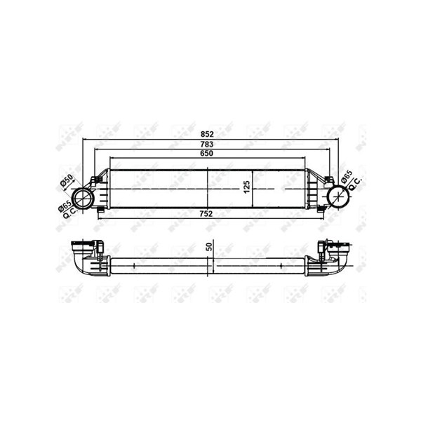 Intercooler Nrf 30161A NRF Intercooler Nrf 30161A NRF