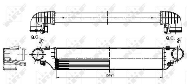 Intercooler Nrf 30164A NRF Intercooler Nrf 30164A NRF