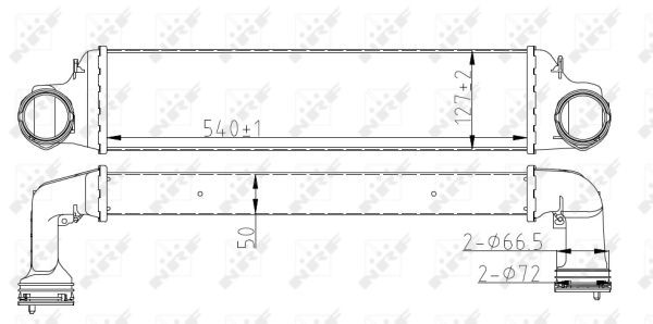 Intercooler Nrf 30165A NRF