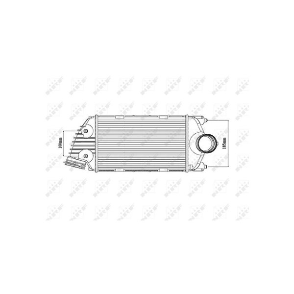 Intercooler, Höger Nrf 30187 NRF