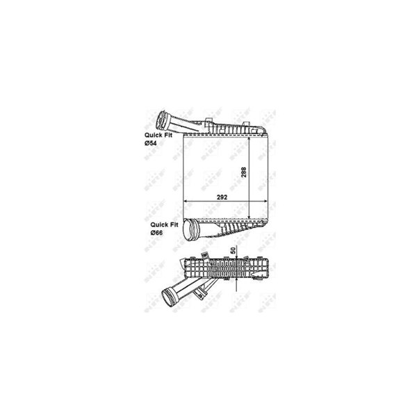 Intercooler, Höger Nrf 30198 NRF Intercooler, Höger Nrf 30198 NRF