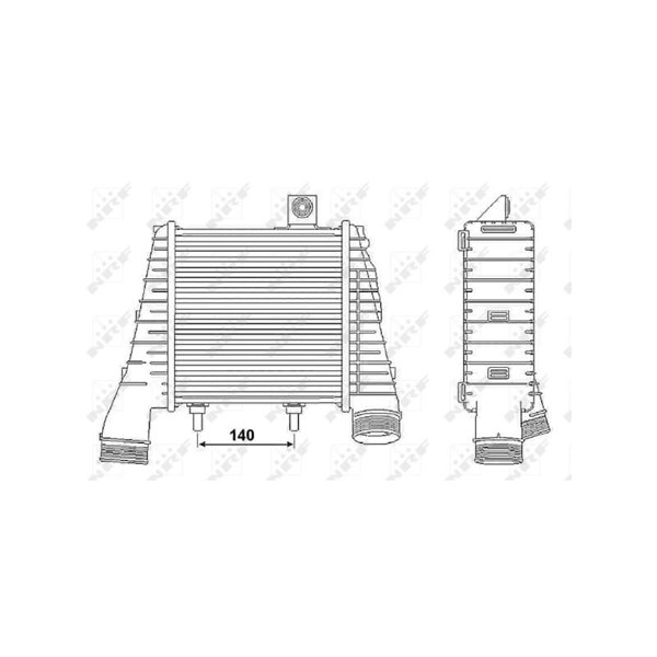Intercooler, Höger Nrf 30238 NRF