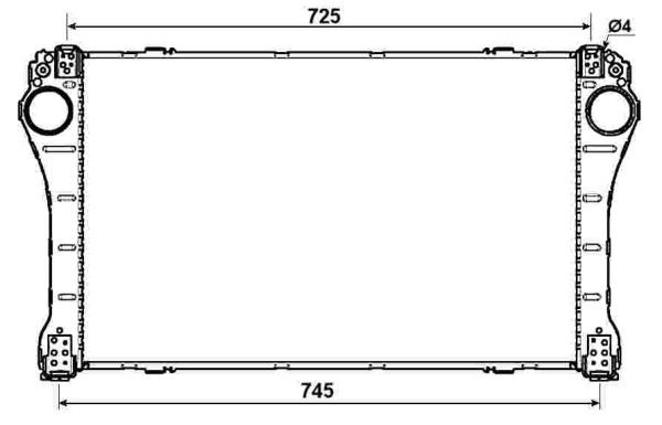 Intercooler Nrf 30244 NRF