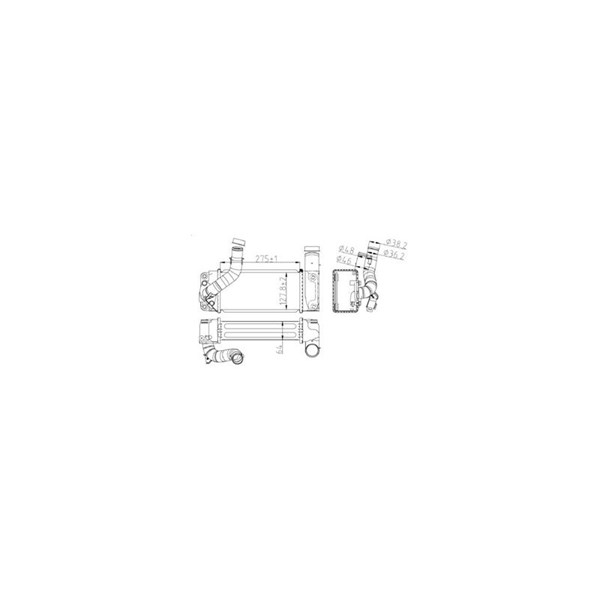 Intercooler Nrf 30245 NRF Intercooler Nrf 30245 NRF