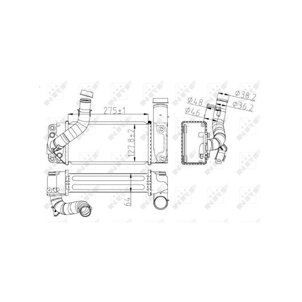 Intercooler Nrf 30245 NRF