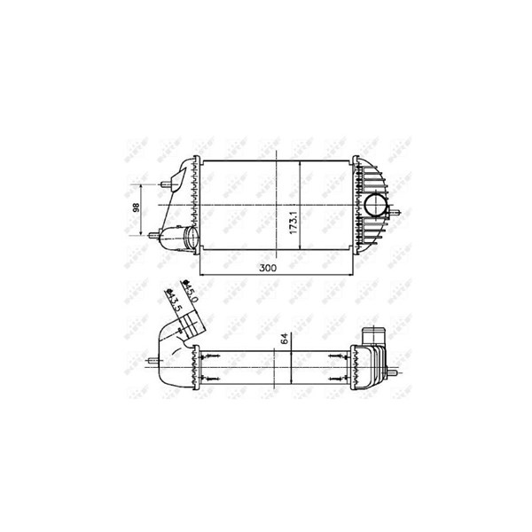 Intercooler Nrf 30246 NRF